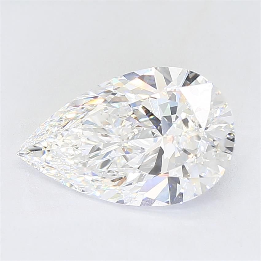 6.09ct E VS1 Rare Carat Ideal Cut Pear Lab Grown Diamond