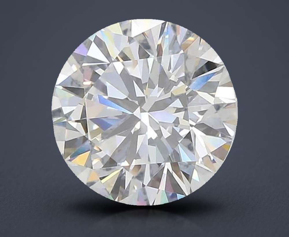 3.44 Carat Round Lab Diamond