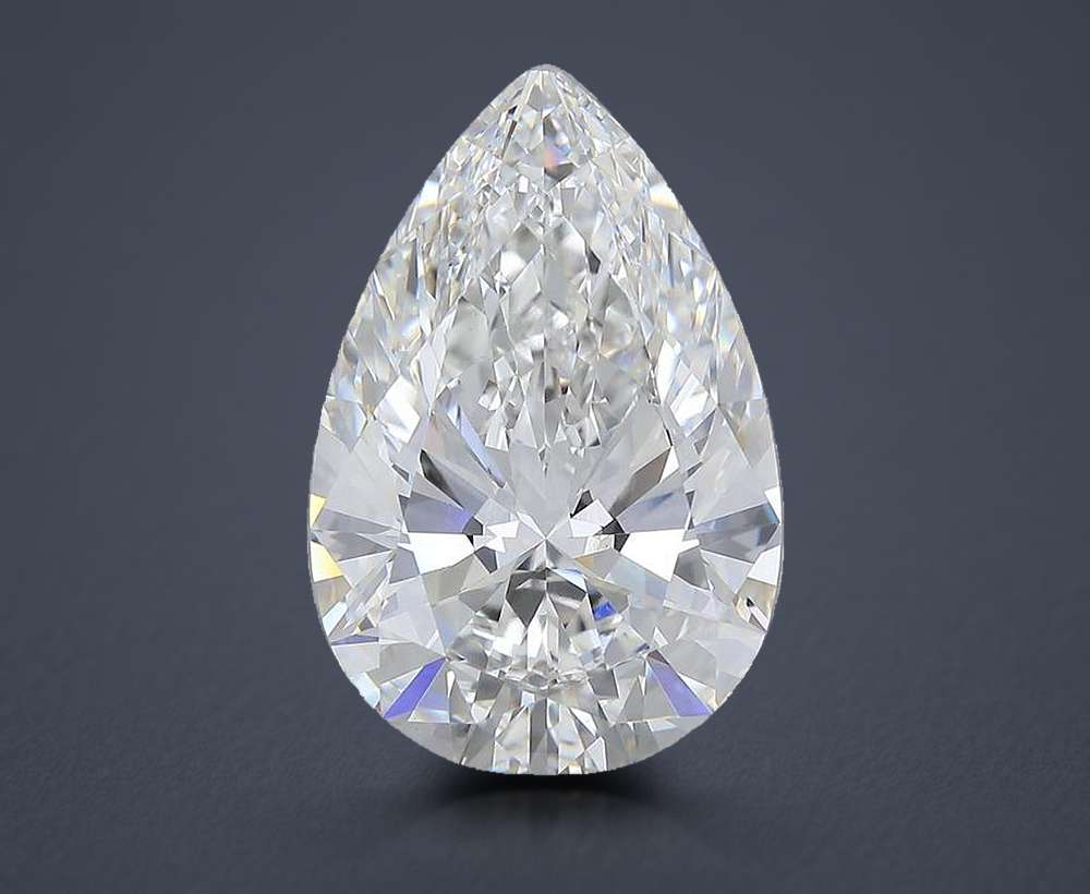 9.77 Carat Pear Lab Diamond