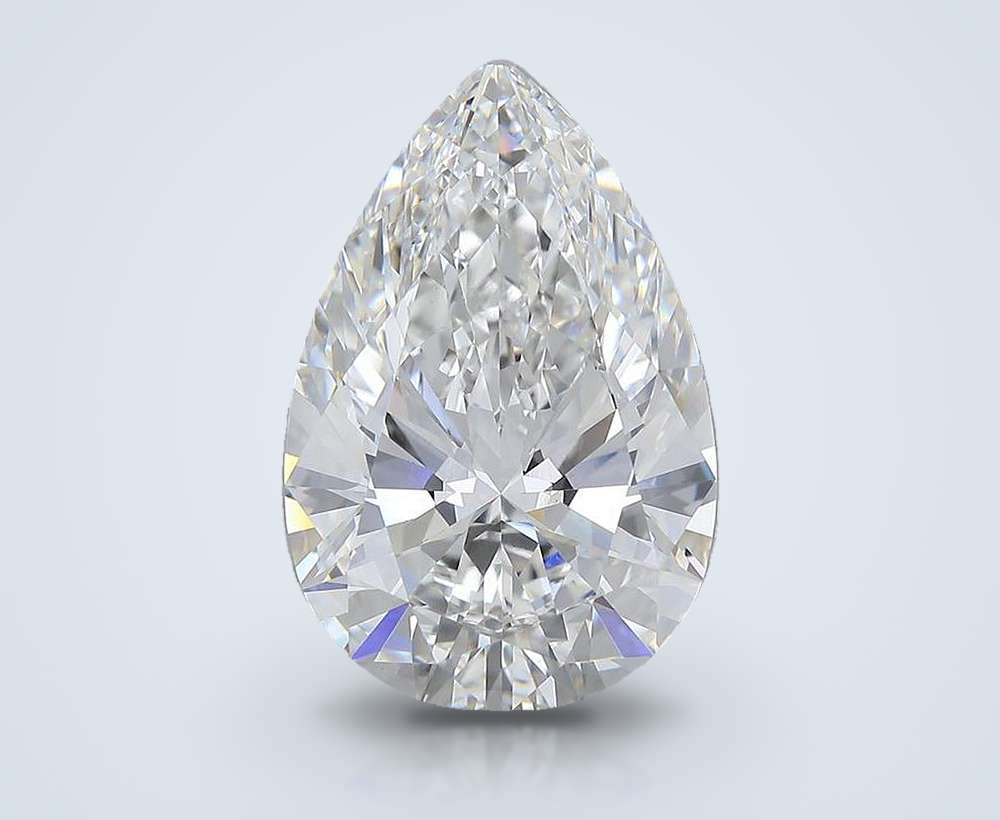 9.77 Carat Pear Lab Diamond