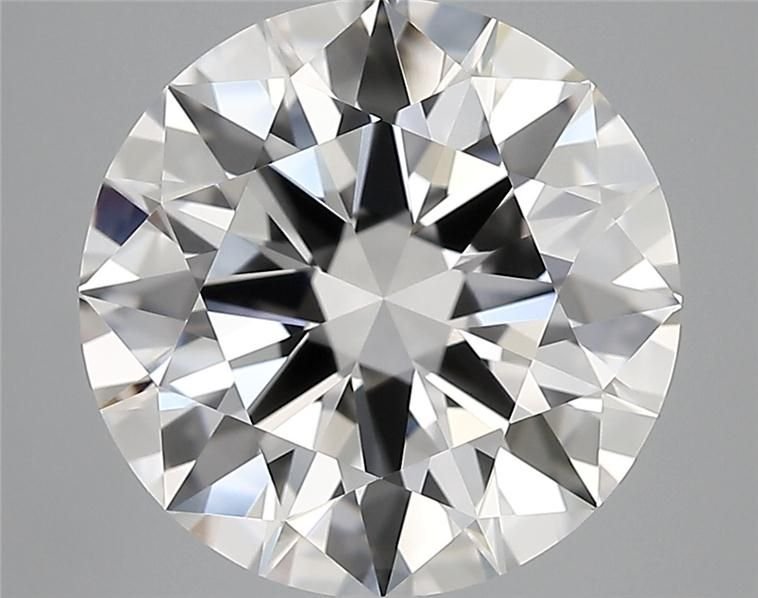 5.32ct H IF Rare Carat Ideal Cut Round Diamond