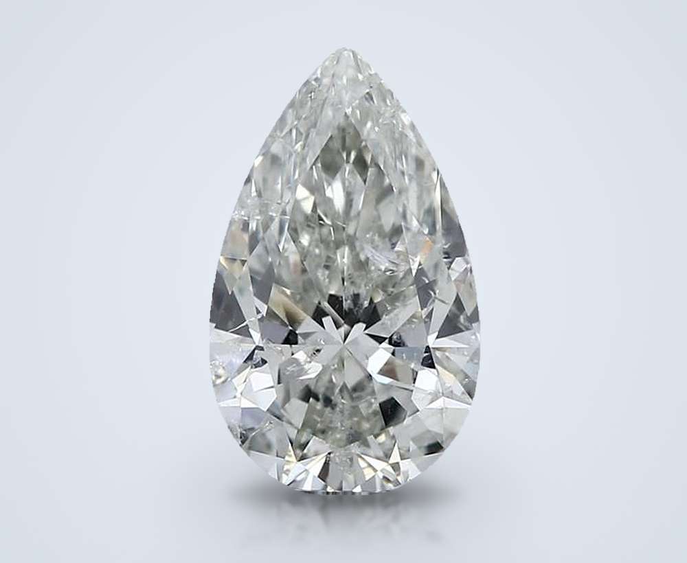 3.03 Carat Pear Natural Diamond
