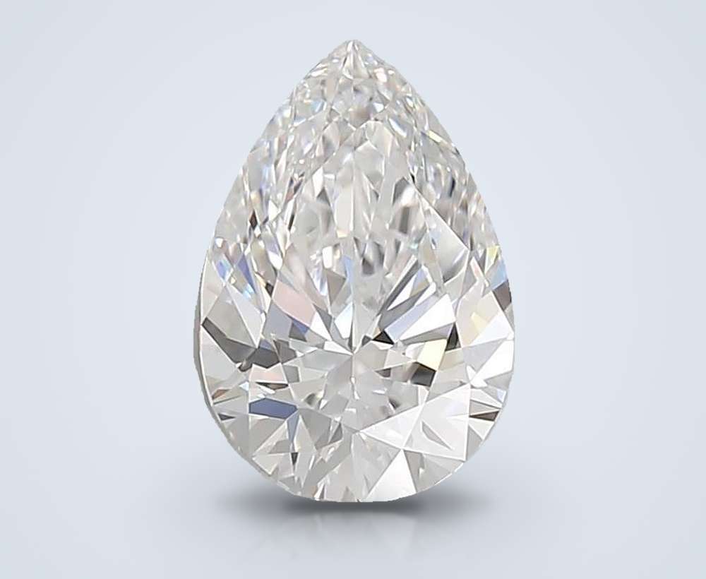 2.60 Carat Pear Lab Diamond