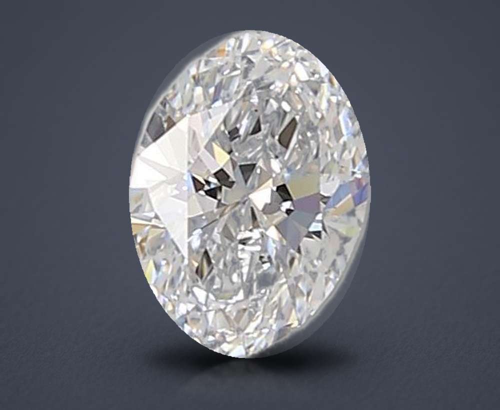 0.53 Carat Oval Lab Diamond