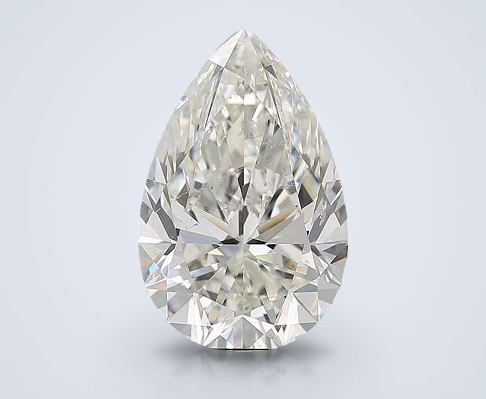 5.08 Carat Pear Natural Diamond