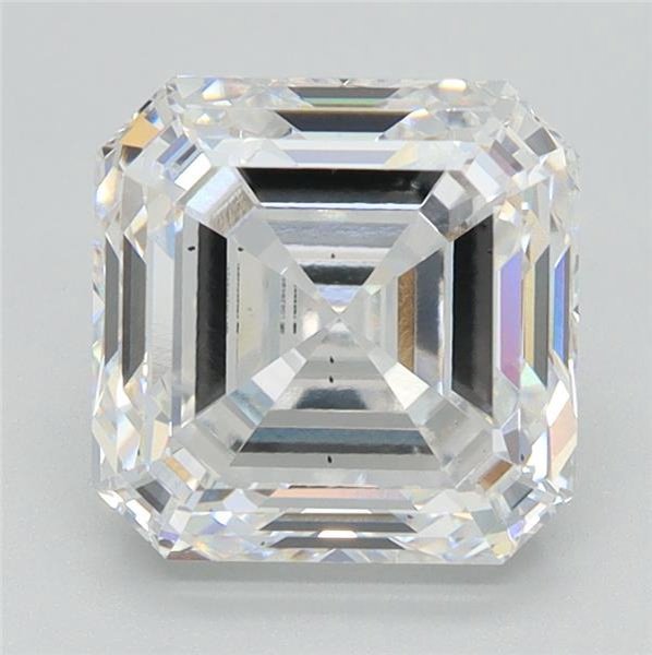 3.48ct D SI1 Excellent Cut Asscher Lab Grown Diamond