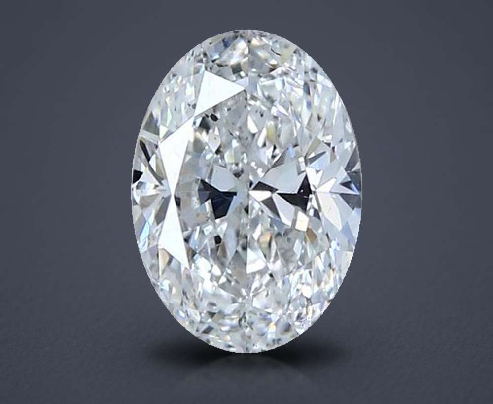 0.96 Carat Oval Natural Diamond
