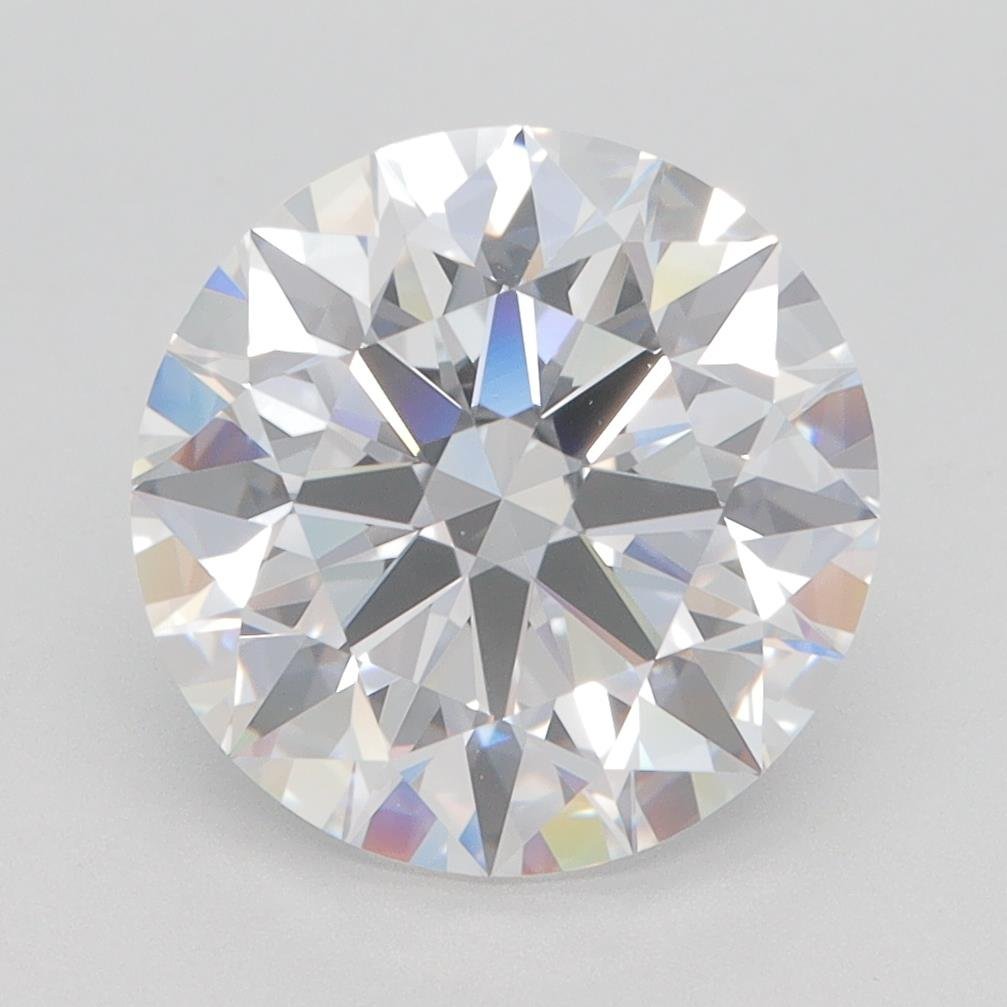 3.68ct D VVS1 Rare Carat Ideal Cut Round Lab Grown Diamond