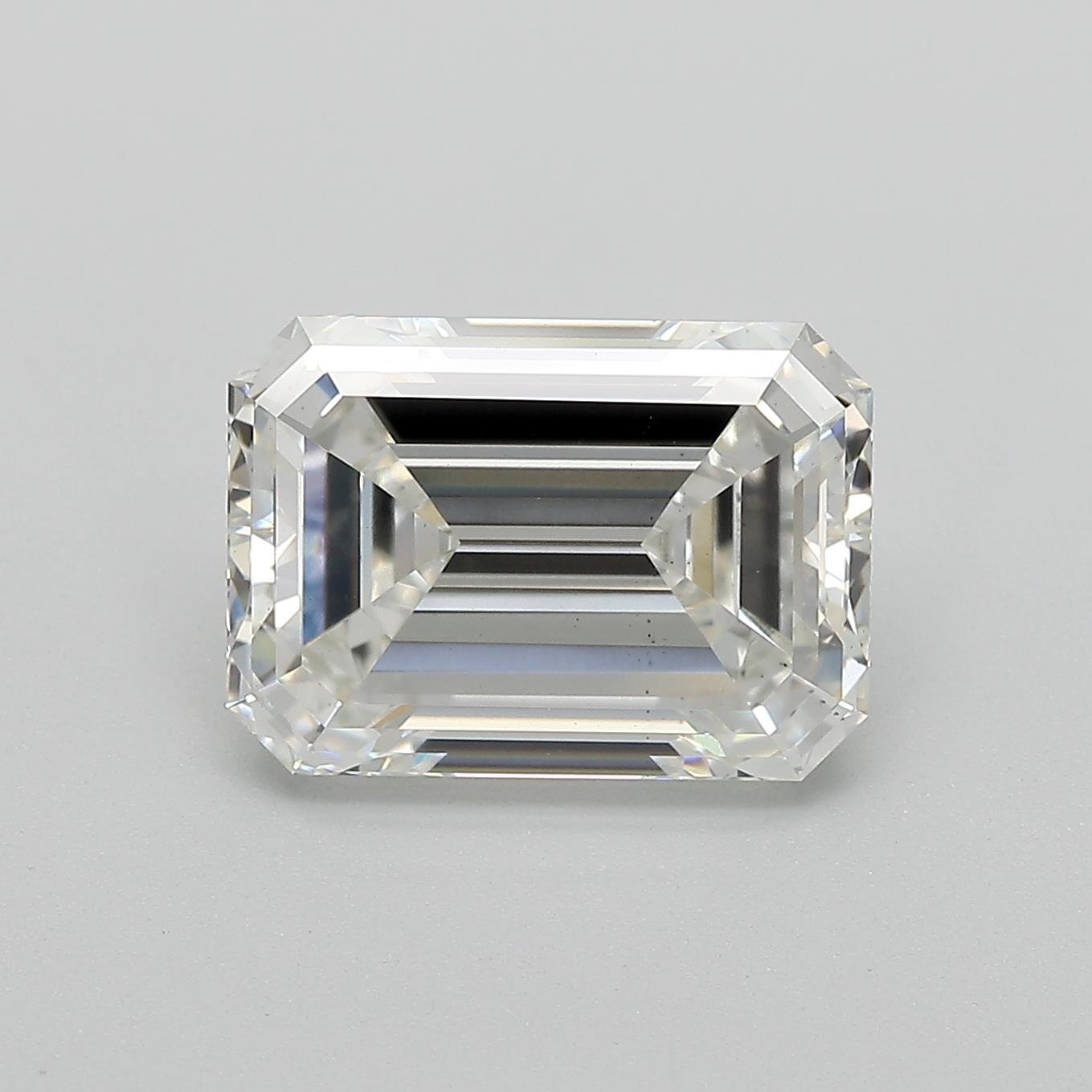 4.56ct H VS2 Rare Carat Ideal Cut Emerald Lab Grown Diamond