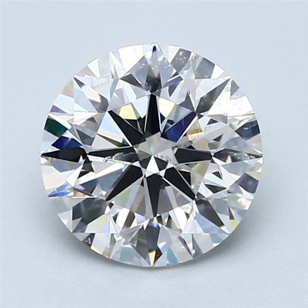 2.50ct G SI2 Rare Carat Ideal Cut Round Diamond