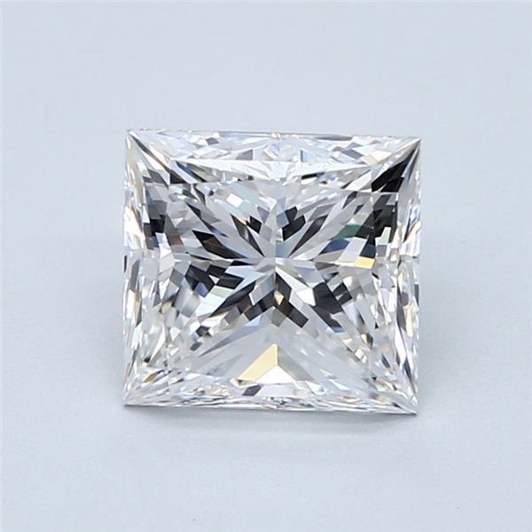 2.51ct F VVS2 Excellent Cut Princess Diamond