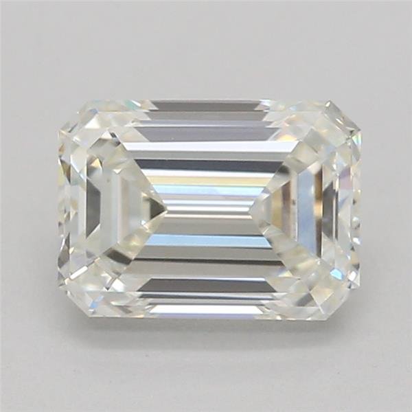 0.77ct H VS1 Rare Carat Ideal Cut Emerald Lab Grown Diamond