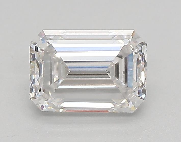 0.66ct F VVS1 Excellent Cut Emerald Lab Grown Diamond