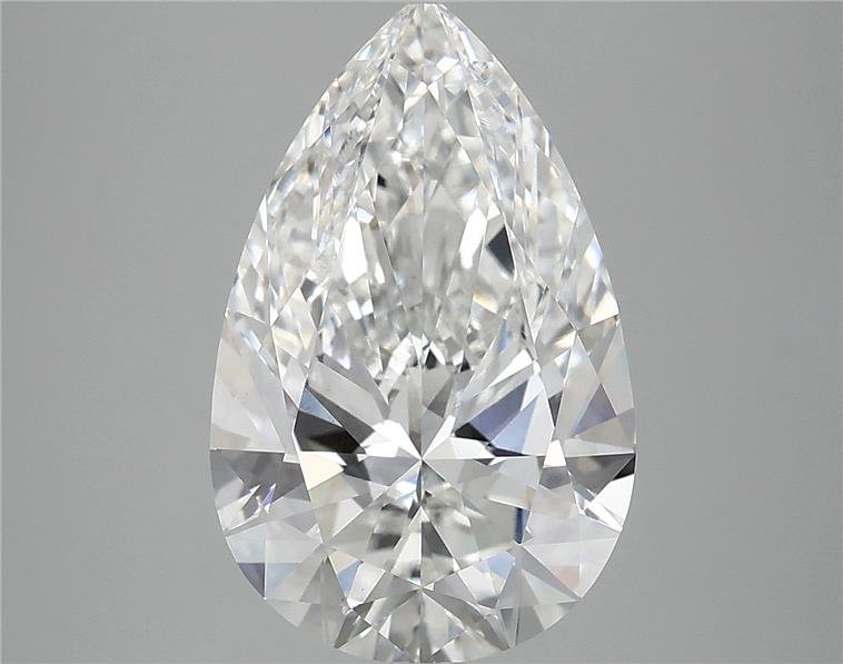 3.92 Carat Pear Lab Diamond