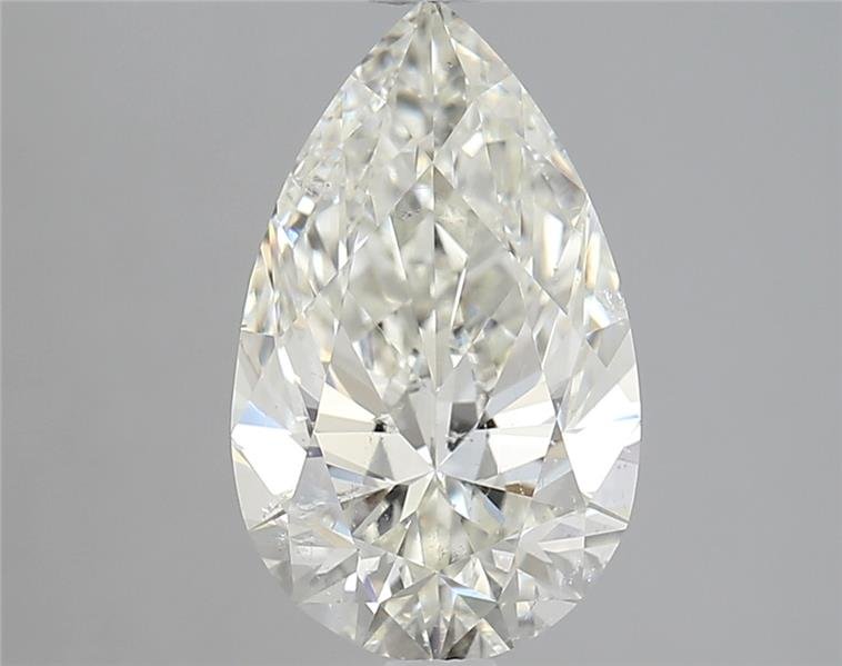 2.52ct K SI2 Rare Carat Ideal Cut Pear Diamond