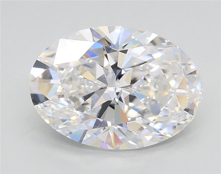 2.51ct E VS1 Rare Carat Ideal Cut Oval Lab Grown Diamond