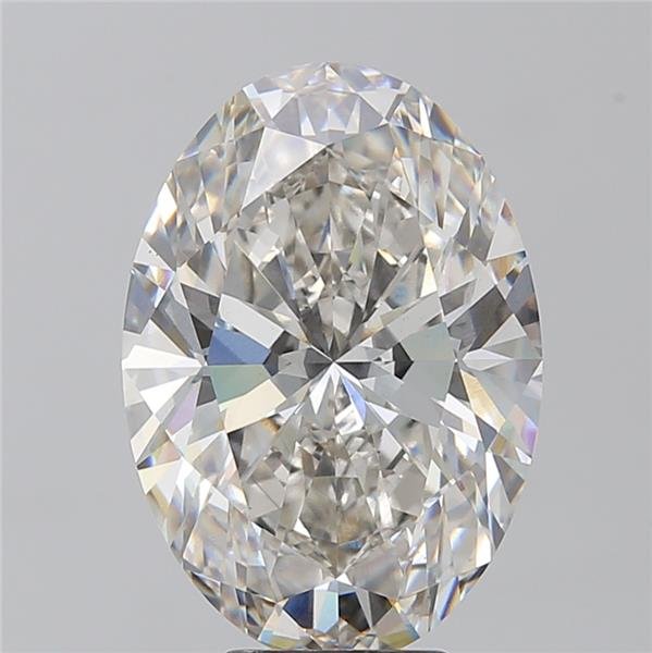 6.30ct H VS2 Rare Carat Ideal Cut Oval Lab Grown Diamond