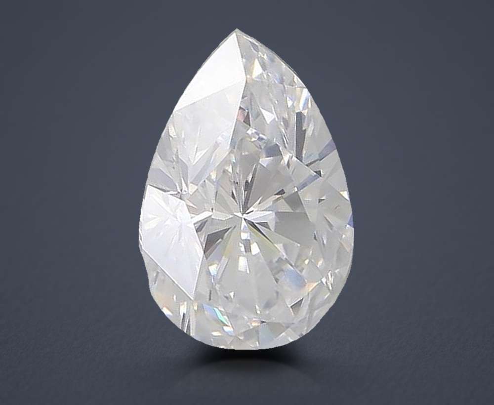 5.00 Carat Pear Natural Diamond