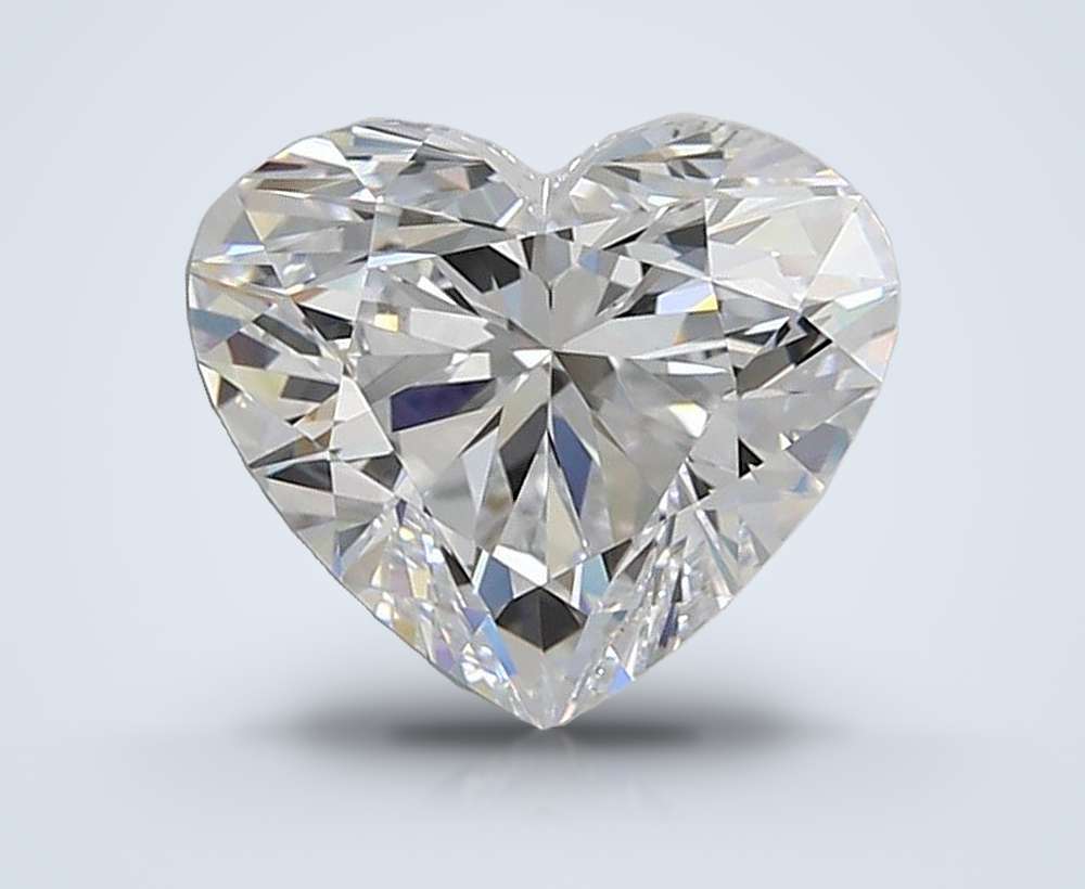 2.50 Carat Heart Lab Diamond