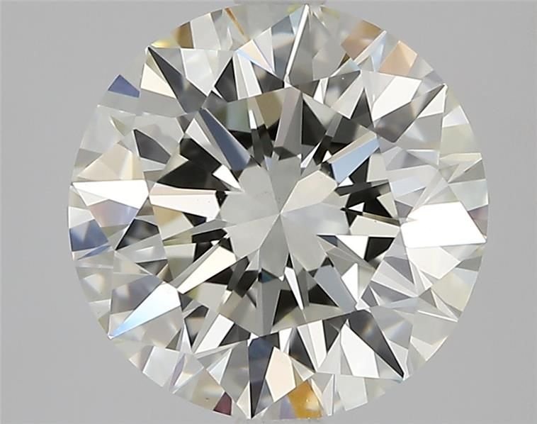 2.02ct K VS2 Rare Carat Ideal Cut Round Diamond