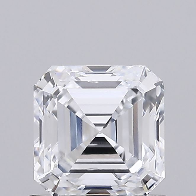 0.77ct D VS2 Rare Carat Ideal Cut Asscher Lab Grown Diamond