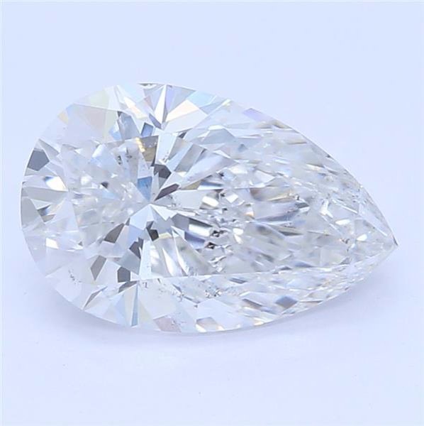 0.84ct E SI1 Rare Carat Ideal Cut Pear Lab Grown Diamond