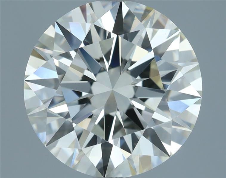 3.13ct I VS2 Rare Carat Ideal Cut Round Diamond