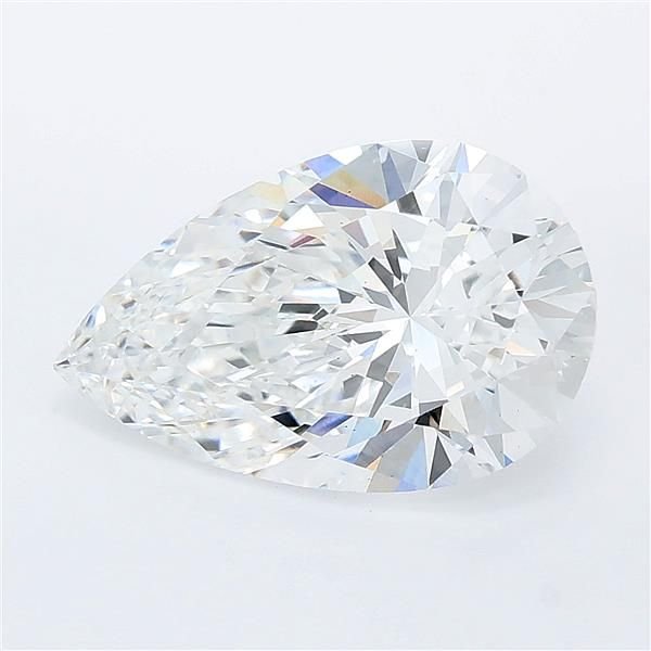 3.56ct E VS1 Rare Carat Ideal Cut Pear Lab Grown Diamond
