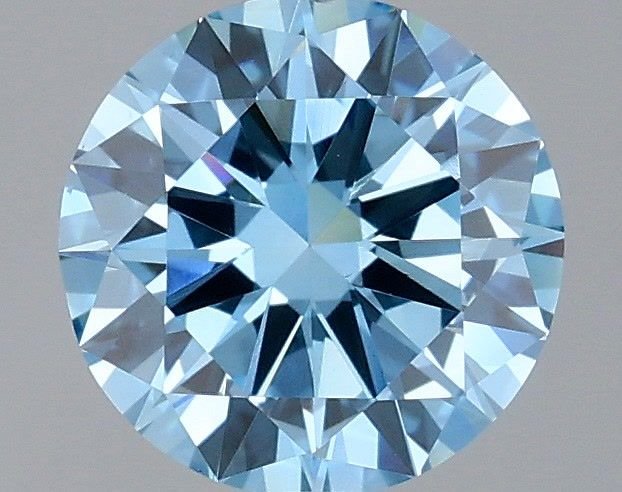 1.50 Ct. Fancy Vivid Blue Round Lab Diamond