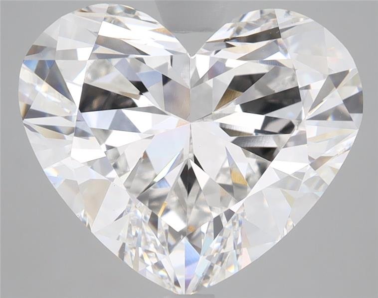 6.25ct F VS1 Very Good Cut Heart Lab Grown Diamond