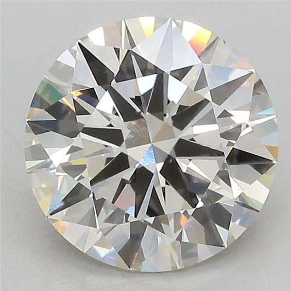 3.26ct J VS1 Excellent Cut Round Lab Grown Diamond