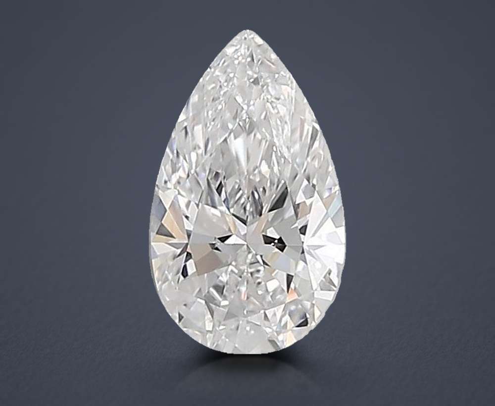 1.00 Carat Pear Lab Diamond