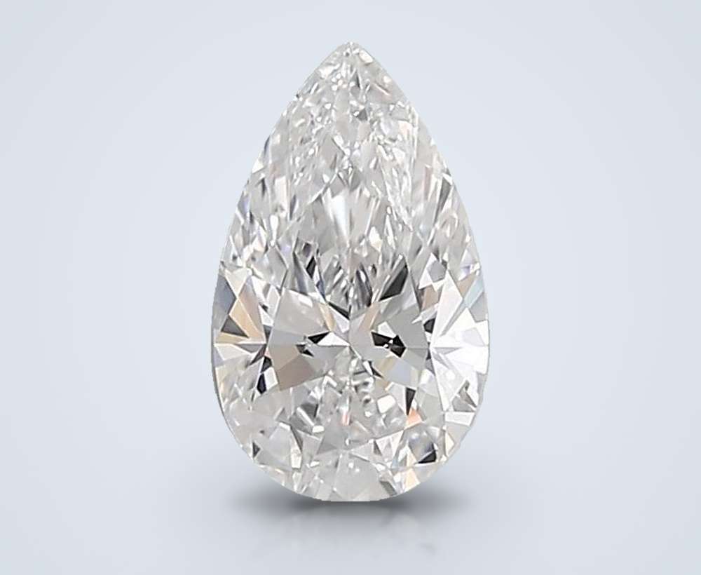 1.00 Carat Pear Lab Diamond