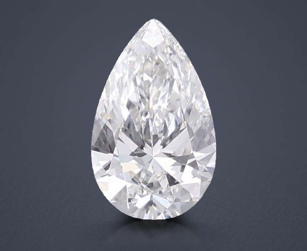 1.00 Carat Pear Lab Diamond
