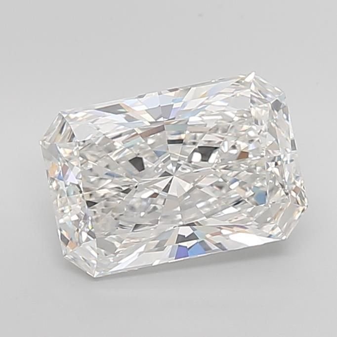 6.53ct F VVS2 Rare Carat Ideal Cut Radiant Lab Grown Diamond