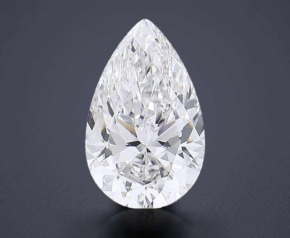 1.62 Carat Pear Lab Diamond