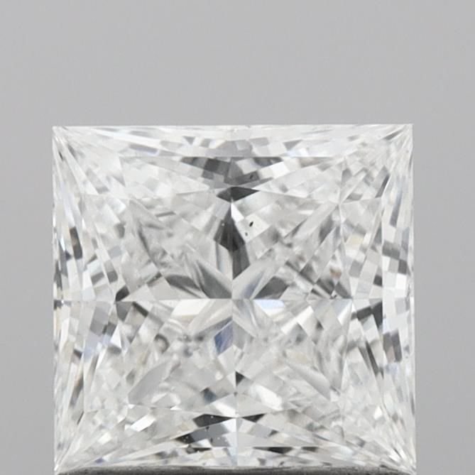 0.91ct D VS2 Very Good Cut Princess Lab Grown Diamond