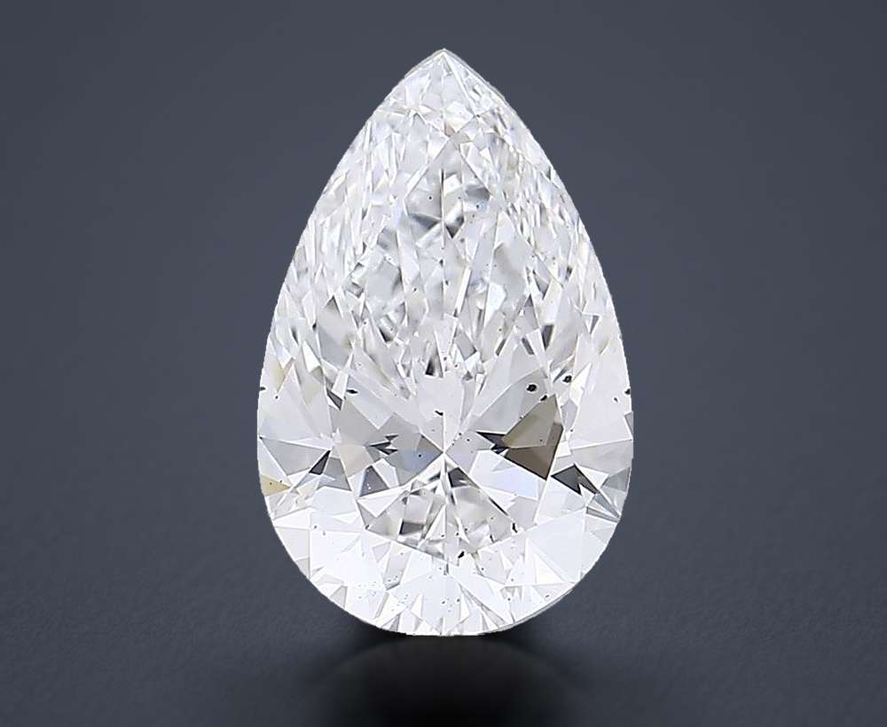 4.05 Carat Pear Lab Diamond