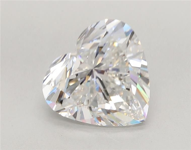 5.02ct D VVS2 Very Good Cut Heart Lab Grown Diamond