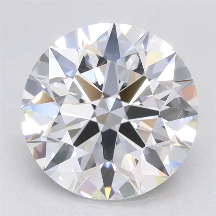 2.51ct D VVS1 Rare Carat Ideal Cut Round Lab Grown Diamond