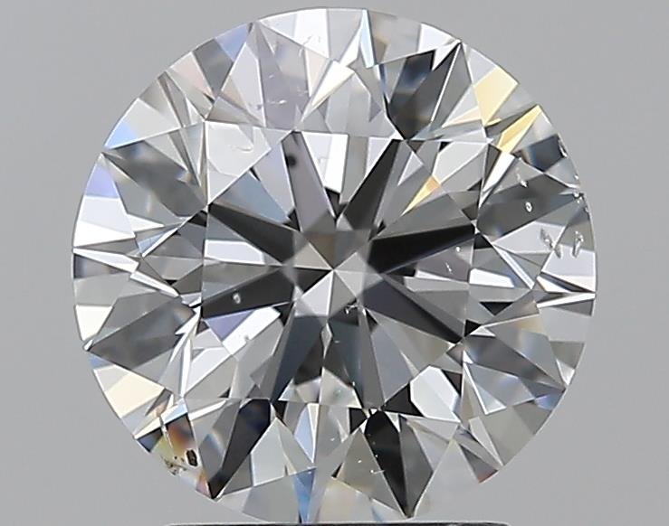 2.51ct E SI2 Rare Carat Ideal Cut Round Diamond