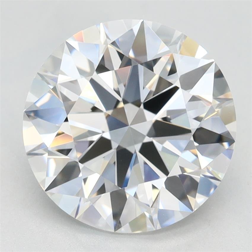 2.61ct D VVS1 Rare Carat Ideal Cut Round Lab Grown Diamond