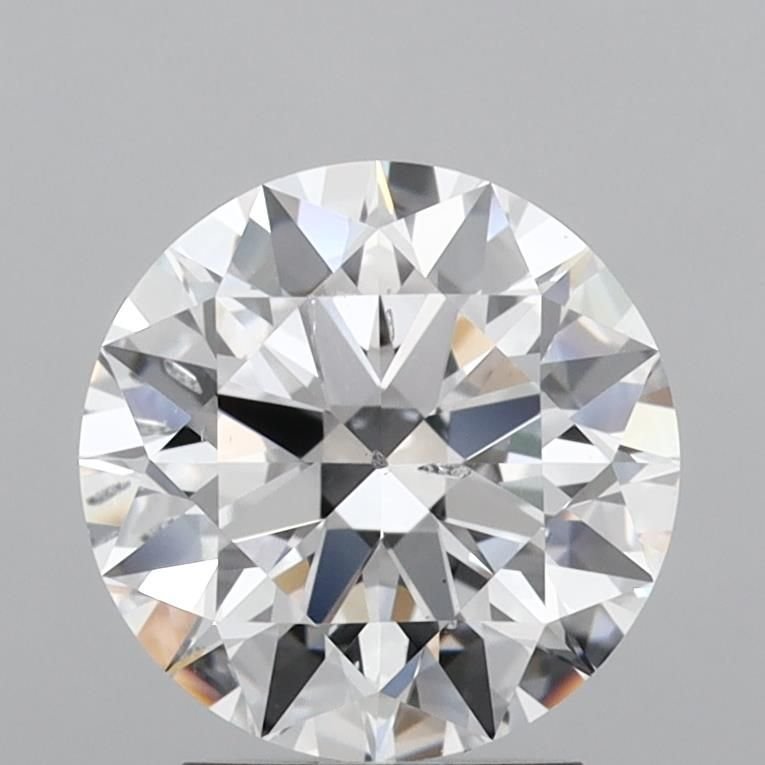 2.60ct D SI2 Rare Carat Ideal Cut Round Lab Grown Diamond