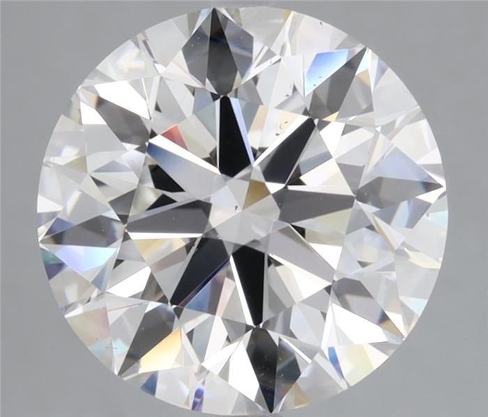 4.01ct F VS2 Rare Carat Ideal Cut Round Diamond