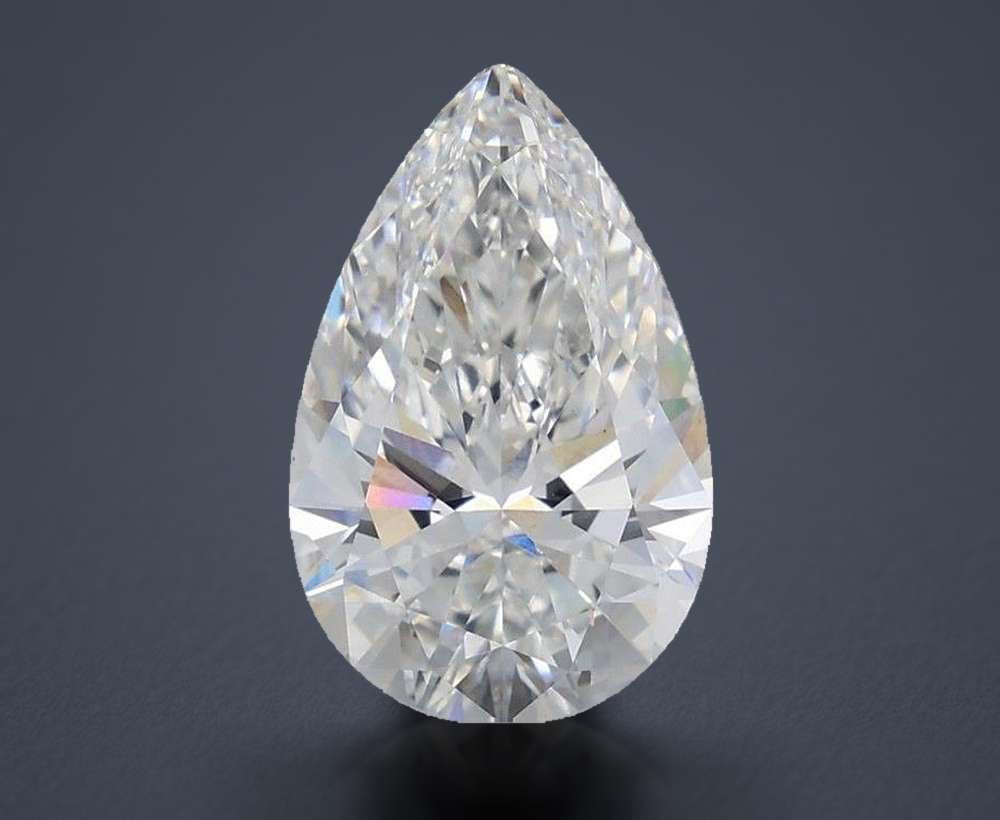 3.54 Carat Pear Lab Diamond