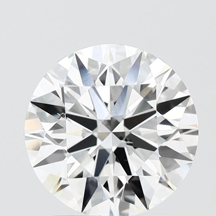 2.02ct F SI1 Rare Carat Ideal Cut Round Lab Grown Diamond