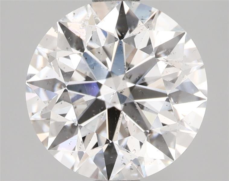 2.02ct F SI2 Rare Carat Ideal Cut Round Diamond