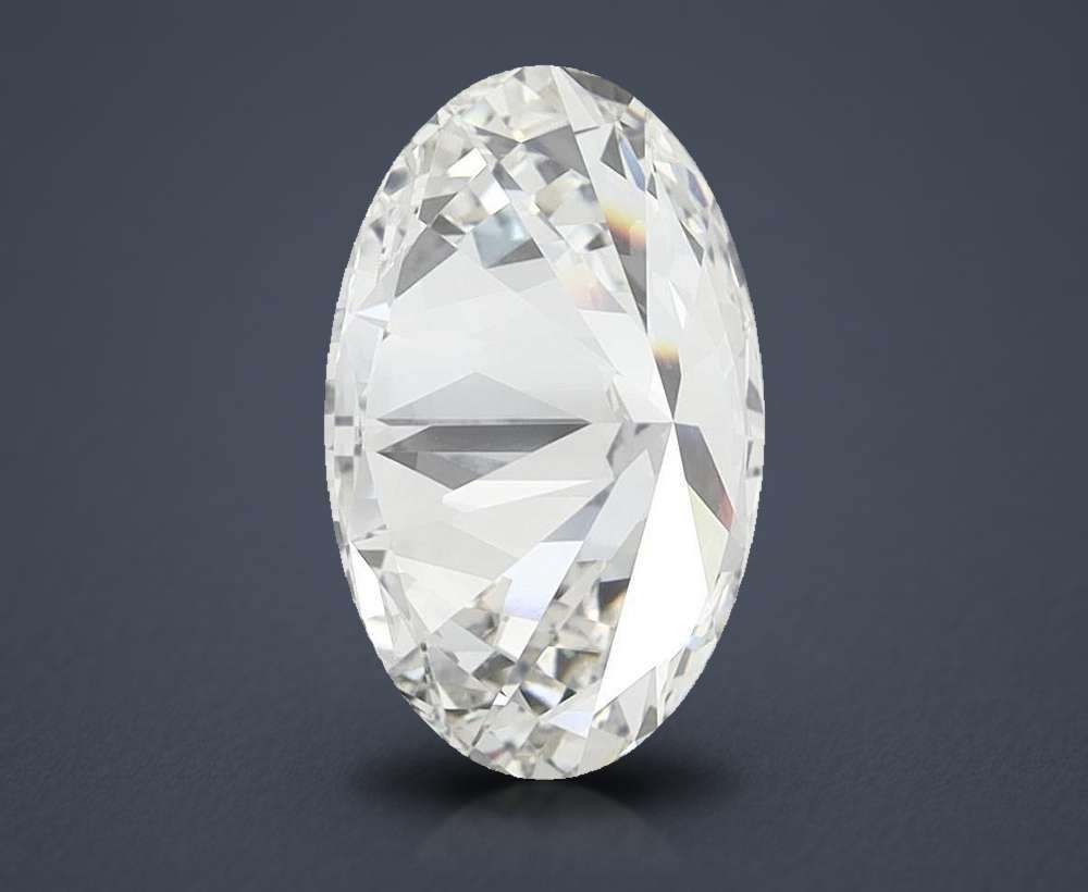 8.04 Carat Oval Lab Diamond