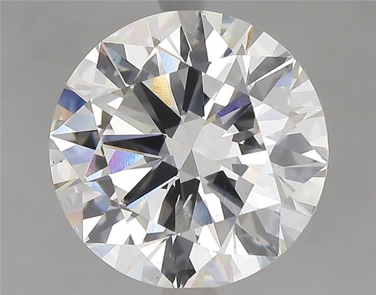 4.58ct F SI1 Excellent Cut Round Lab Grown Diamond