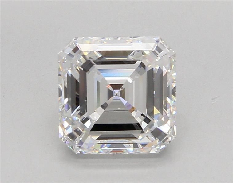 3.05ct E VVS2 Rare Carat Ideal Cut Asscher Lab Grown Diamond